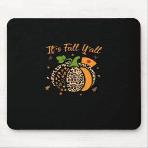 Alfombrilla De Ratón Es Otoño Todos Calabaza Leopardo Enfermera Hallowe