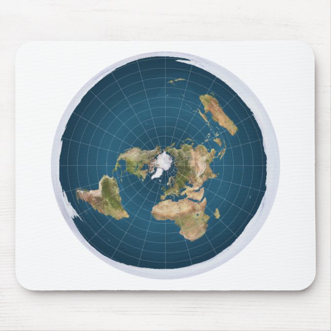 Alfombrilla De Ratón Es plano.  No, realmente (Frente)