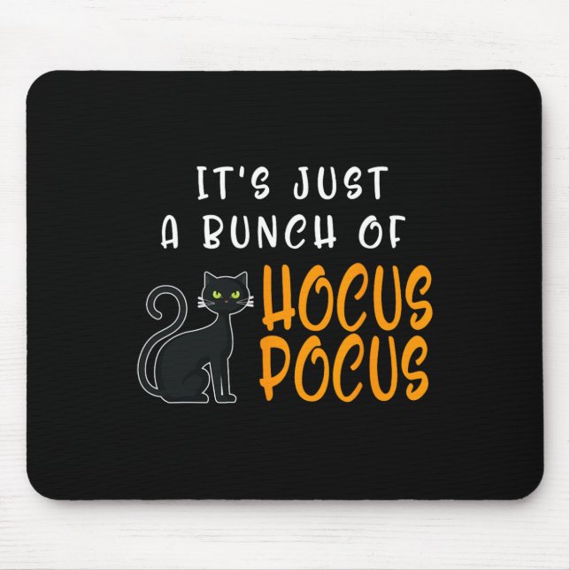 Alfombrilla De Ratón Es Sólo Un Montón De Gato De Hocus Pocuss Hallowee (Frente)