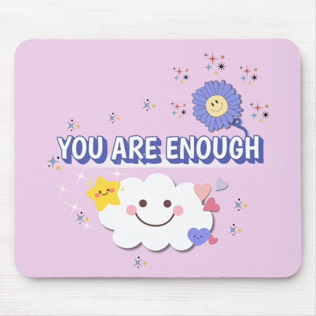 Alfombrilla De Ratón Es Suficiente - Mousepad de Flor Lilac (Frente)