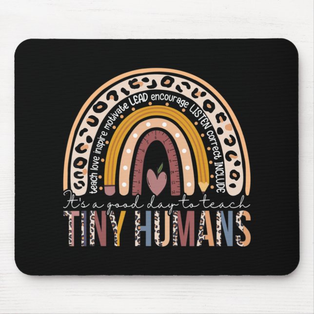 Alfombrilla De Ratón Es un buen día para enseñar a los pequeños profeso (Frente)
