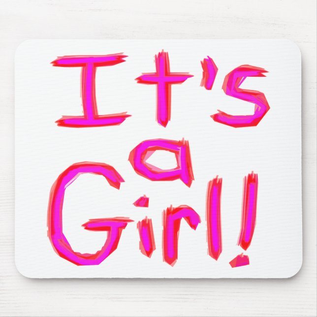 Alfombrilla De Ratón ¡Es un Chica! (Frente)