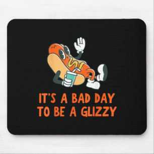 Alfombrilla De Ratón Es un día D para ser un Glizzy 4 de julio Hot Dog 