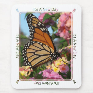 Alfombrilla De Ratón Es un nuevo día (mariposa monarca)