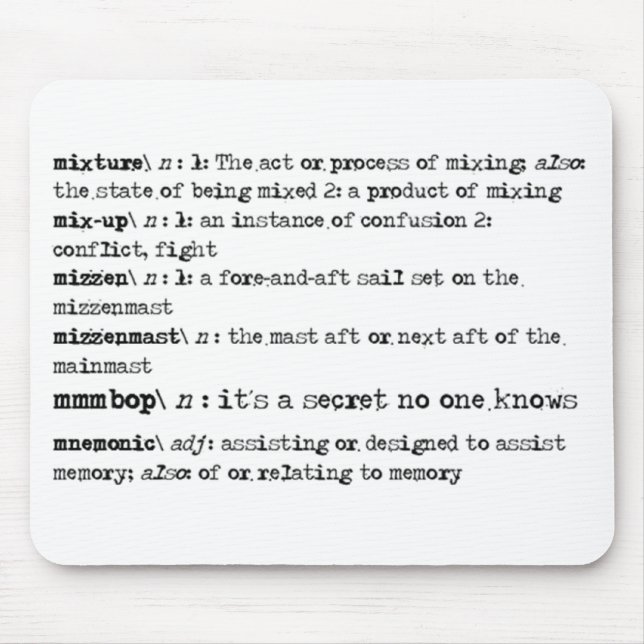 Alfombrilla De Ratón ¡Es un secreto que nadie sabe! (Frente)