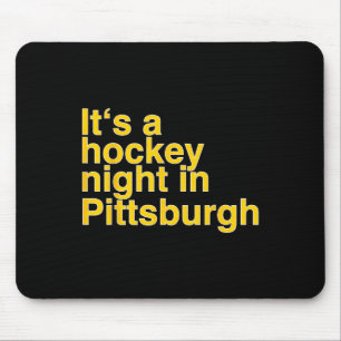 Alfombrilla De Ratón Es una noche de hockey en Pittsburgh
