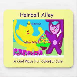 Alfombrilla De Ratón ¿Es usted Barney? - Belly amarillo y cojín de