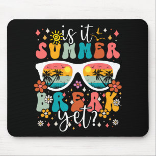 Alfombrilla De Ratón Es vacaciones de verano pero retro Groovy feliz úl