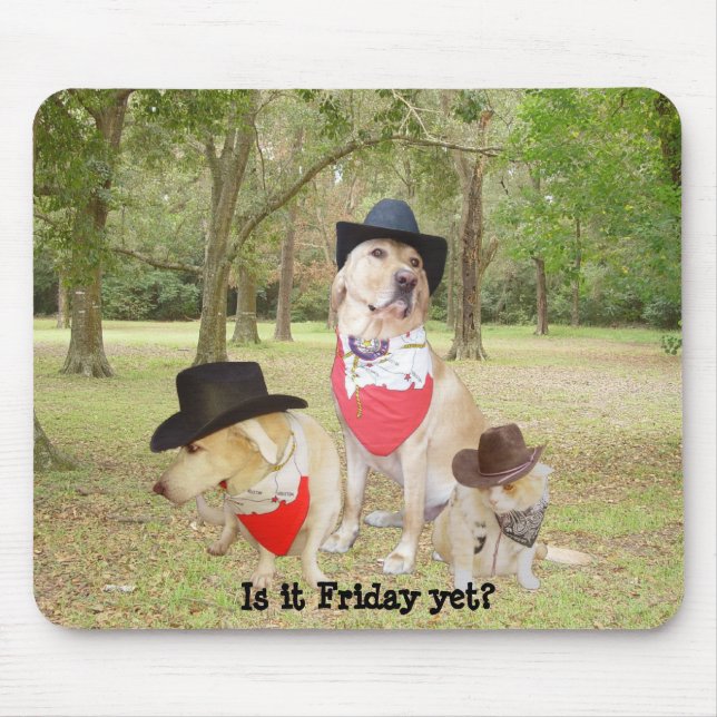 Alfombrilla De Ratón ¿Es viernes todavía? (Frente)