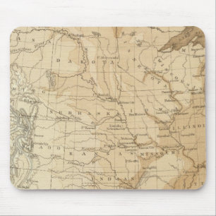Alfombrilla De Ratón Esbozo hiptémico de Estados Unidos
