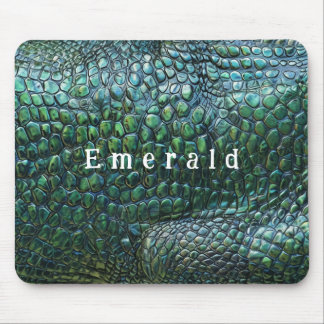 Alfombrilla De Ratón Escala de Reptiles Verdes Mousepad de Textura