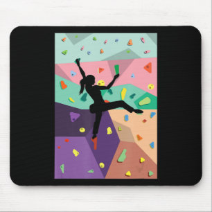 Alfombrilla De Ratón Escalada de pared en el interior de los escaladore