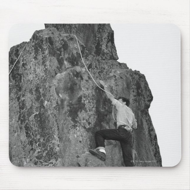Alfombrilla De Ratón Escalada del hombre (Frente)