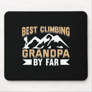 Alfombrilla De Ratón Escalada en Montaña Roca Abuelo Escalador G