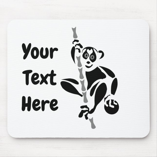 Alfombrilla De Ratón Escalada lenta de Loris (Frente)