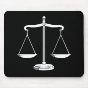 Alfombrilla De Ratón Escalas de la justicia - Mousepad