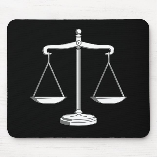 Alfombrilla De Ratón Escalas de la justicia - Mousepad (Frente)