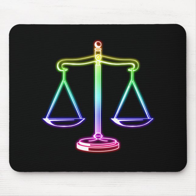 Alfombrilla De Ratón Escalas de la justicia - Mousepad (Frente)
