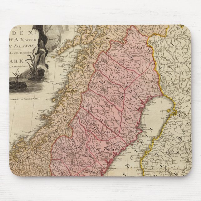 Alfombrilla De Ratón Escandinavia (Frente)