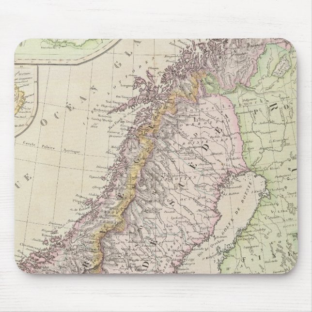 Alfombrilla De Ratón Escandinavia, Suecia (Frente)