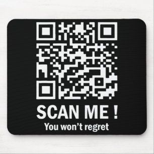 Alfombrilla De Ratón Escanéame No Te Arrepentirás Divertido Qr Trump Ba