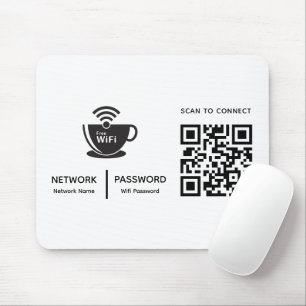 Alfombrilla De Ratón Escaneo inalámbrico de código QR para conectar el 