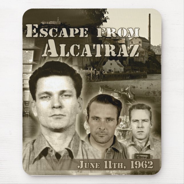 Alfombrilla De Ratón Escape 1962 de Alcatraz (Frente)