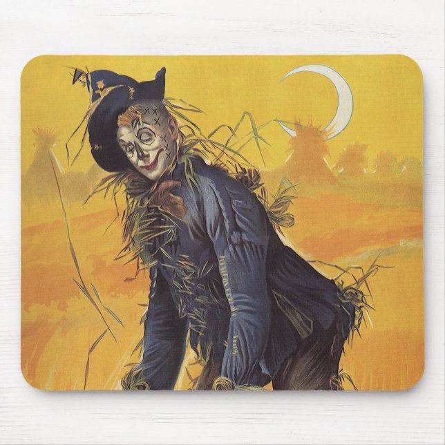 Alfombrilla De Ratón Escarecrow del Mago de Oz, cuentos de hadas de épo (Frente)