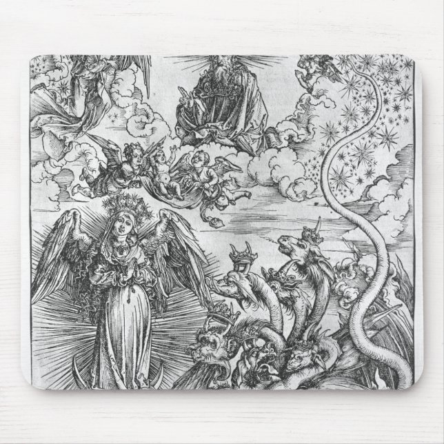 Alfombrilla De Ratón Escena de la apocalipsis (Frente)