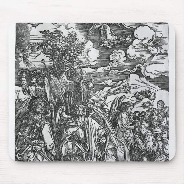 Alfombrilla De Ratón Escena de la apocalipsis (Frente)