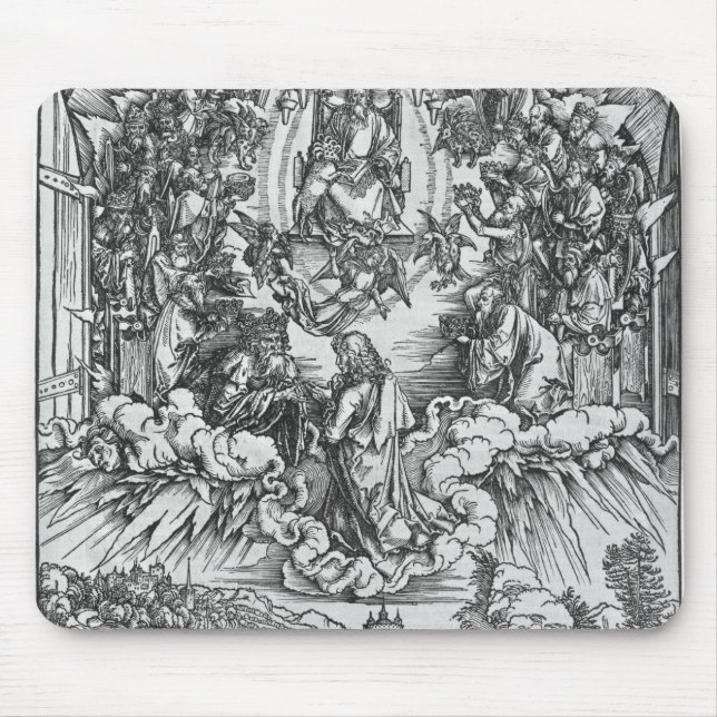 Alfombrilla De Ratón Escena de la apocalipsis (Frente)