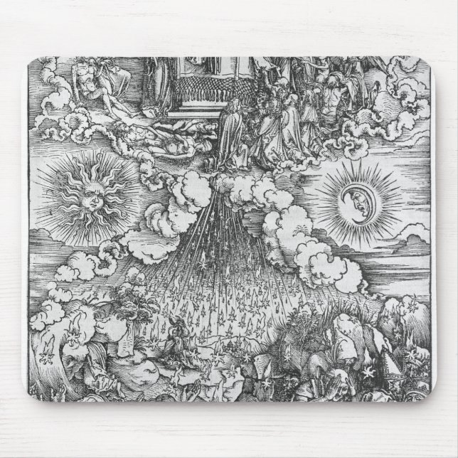 Alfombrilla De Ratón Escena de la apocalipsis (Frente)