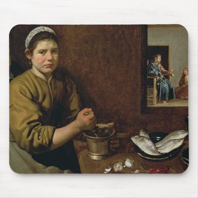 Alfombrilla De Ratón Escena de la cocina (Frente)