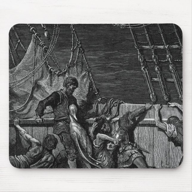 Alfombrilla De Ratón Escena 'de la escarcha del Mariner antiguo (Frente)