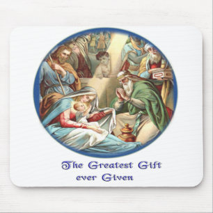 Alfombrilla De Ratón Escena de la natividad