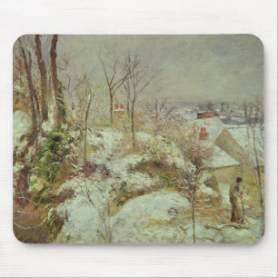 Alfombrilla De Ratón Escena de la nieve