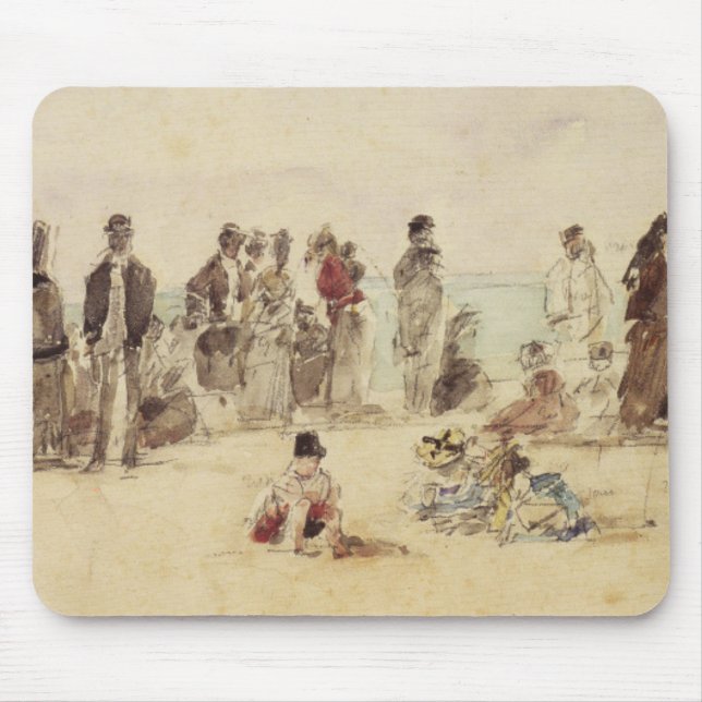 Alfombrilla De Ratón Escena de la playa (Frente)