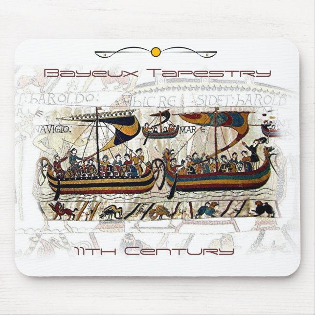Alfombrilla De Ratón Escena de la tapicería de Bayeux (Frente)