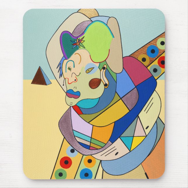 Alfombrilla De Ratón "Escena del desierto" por Ruchell Alexander (Frente)