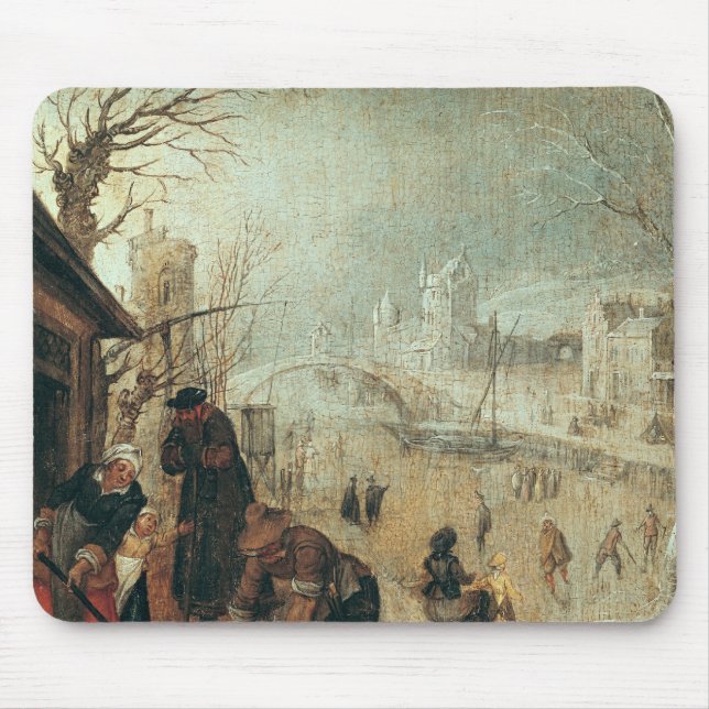 Alfombrilla De Ratón Escena del invierno (Frente)