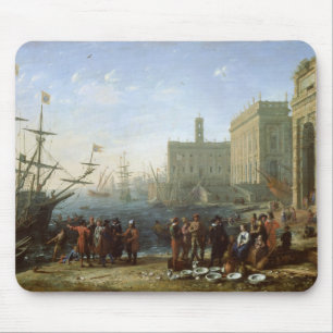 Alfombrilla De Ratón Escena del puerto