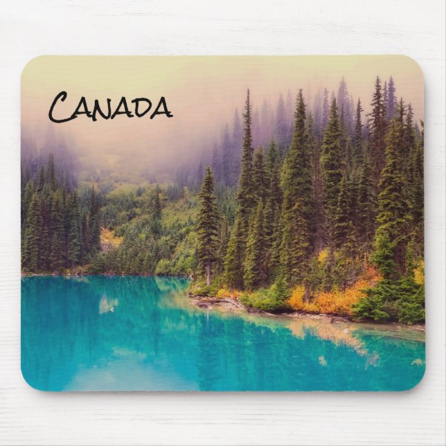 Alfombrilla De Ratón Escenario Rústico del Paisaje Norte de Canadá (Frente)