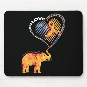 Alfombrilla De Ratón Esclerosis Conciencia Fe Esperanza Apoyo al amor