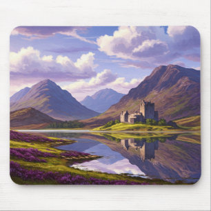 Alfombrilla De Ratón Escocia Escocia Castillo de Highlands Viajes