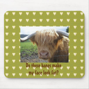 Alfombrilla De Ratón Escocia Highlands Steer Humor - Mousepad
