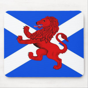 Alfombrilla De Ratón Escocia, león desenfrenado