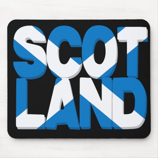 Alfombrilla De Ratón Escocia Mousepad (Frente)
