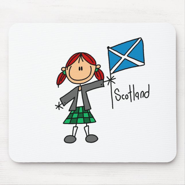 Alfombrilla De Ratón Escocia Mousepad (Frente)