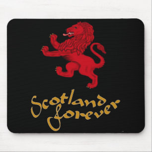 Alfombrilla De Ratón Escocia por siempre, León rampante