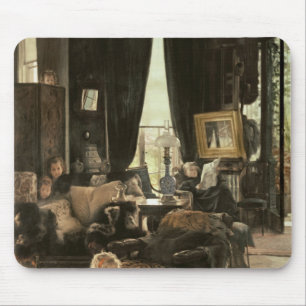Alfombrilla De Ratón Escondite de James Tissot el  , c.1880-82